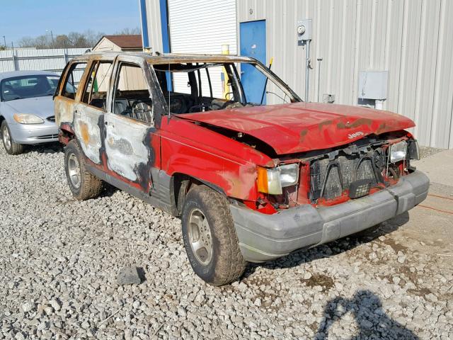 1J4GZ58S8WC132299 - 1998 JEEP GRAND CHER RED photo 1