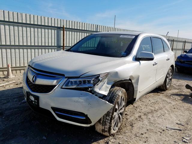 5FRYD3H40FB004607 - 2015 ACURA MDX TECHNOLOGY  photo 2