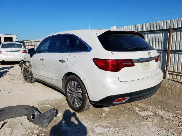 5FRYD3H40FB004607 - 2015 ACURA MDX TECHNOLOGY  photo 3