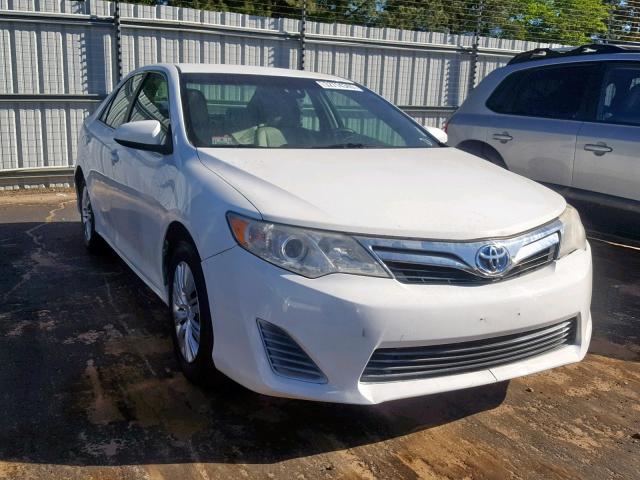 4T1BD1FK7DU089541 - 2013 TOYOTA CAMRY HYBR WHITE photo 1