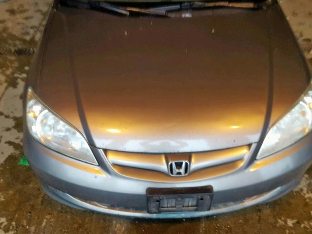 2HGES15314H937466 - 2004 HONDA CIVIC DX V SILVER photo 7