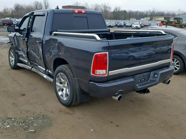 1C6RR7PT0HS635149 - 2017 RAM 1500 LONGH BLUE photo 3