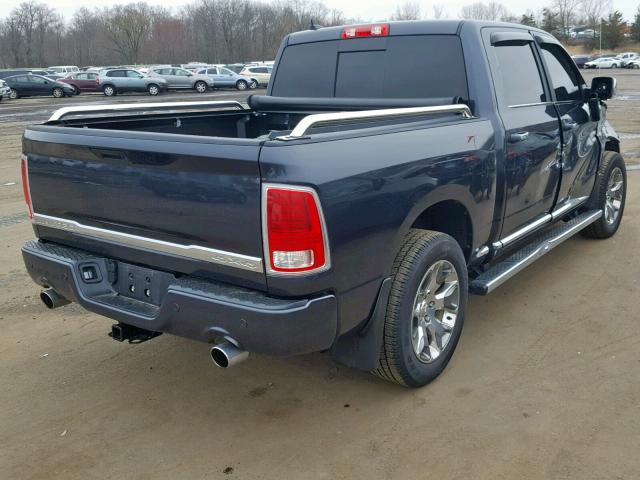 1C6RR7PT0HS635149 - 2017 RAM 1500 LONGH BLUE photo 4