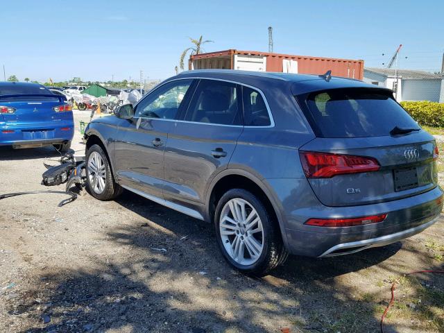 WA1CNAFY2J2023359 - 2018 AUDI Q5 PRESTIG GRAY photo 3