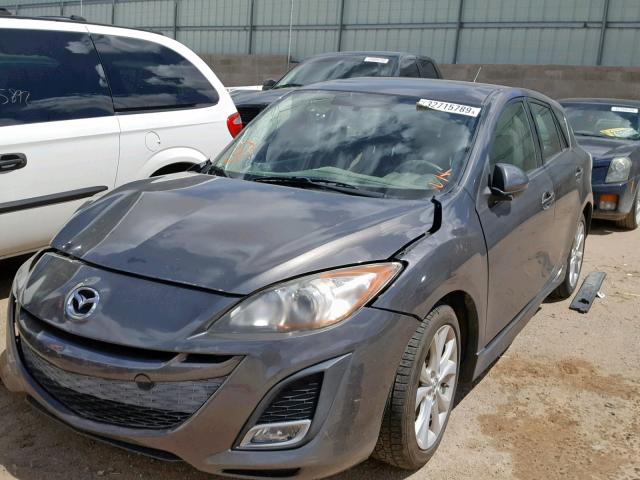 JM1BL1H62A1273998 - 2010 MAZDA 3 S GRAY photo 2