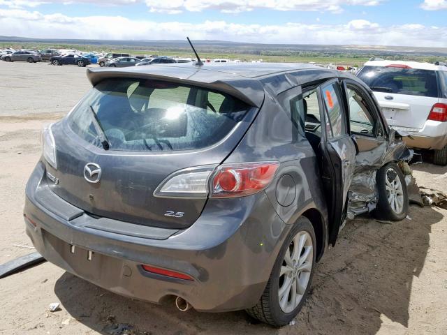 JM1BL1H62A1273998 - 2010 MAZDA 3 S GRAY photo 4