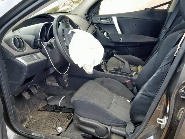 JM1BL1H62A1273998 - 2010 MAZDA 3 S GRAY photo 5