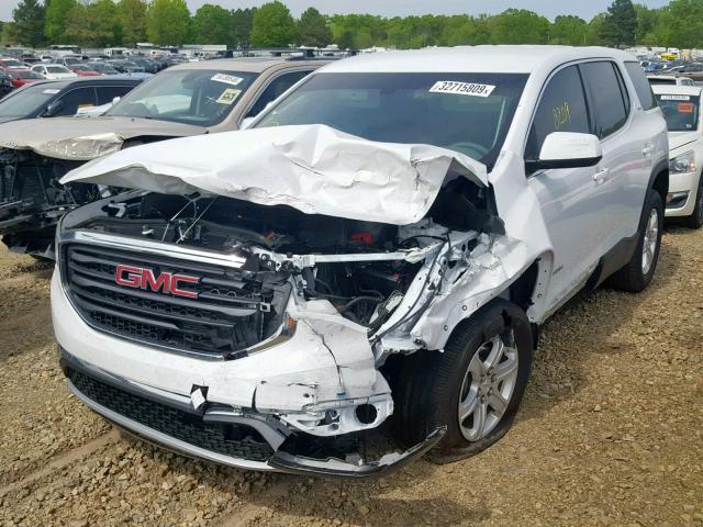 1GKKNKLAXJZ242824 - 2018 GMC ACADIA SLE WHITE photo 2