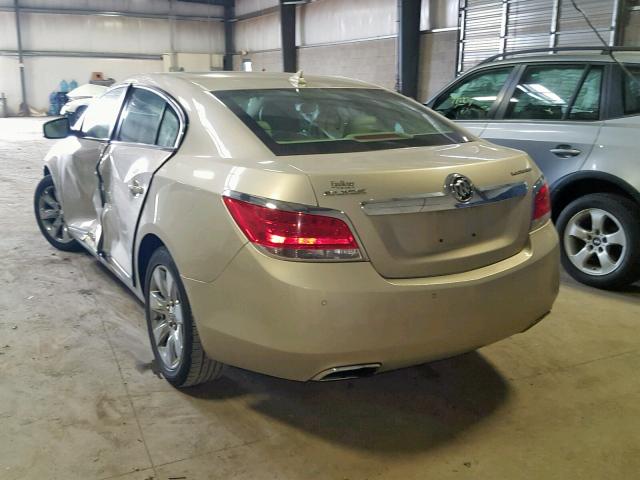 1G4GD5E31CF146214 - 2012 BUICK LACROSSE P BEIGE photo 3