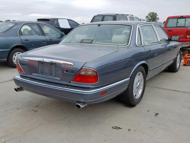 SAJHX1741SC736204 - 1995 JAGUAR XJ6 BLUE photo 4