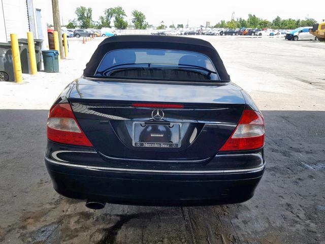 WDBTK56F67F224766 - 2007 MERCEDES-BENZ CLK 350 BLACK photo 9