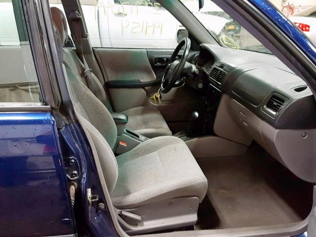 JF1SF63512H742418 - 2002 SUBARU FORESTER L BLUE photo 5