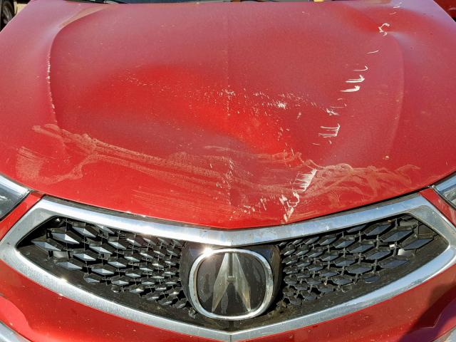 5J8TC2H50KL001913 - 2019 ACURA RDX RED photo 7