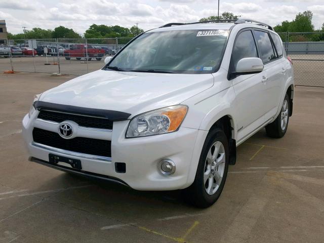 2T3YF4DV3CW109518 - 2012 TOYOTA RAV4 LIMIT WHITE photo 2