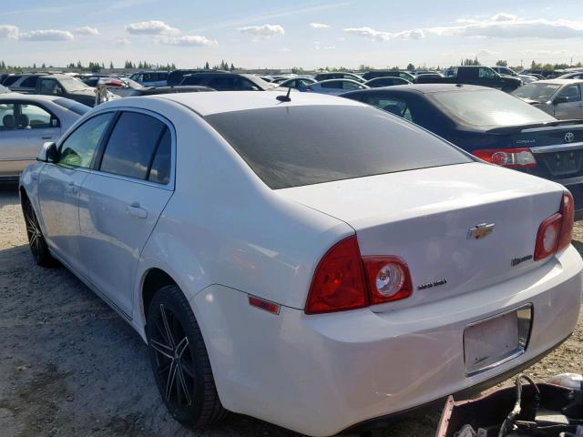 1G1ZF57559F223867 - 2009 CHEVROLET MALIBU HYB WHITE photo 3