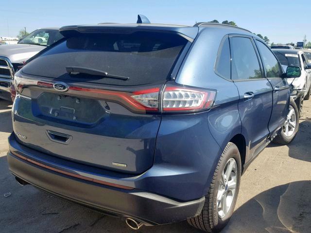 2FMPK3G95JBC18218 - 2018 FORD EDGE SE BLUE photo 4