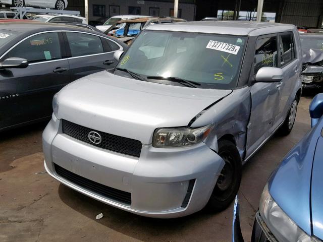 JTLKE50E091086036 - 2009 TOYOTA SCION XB 银色 照片 2