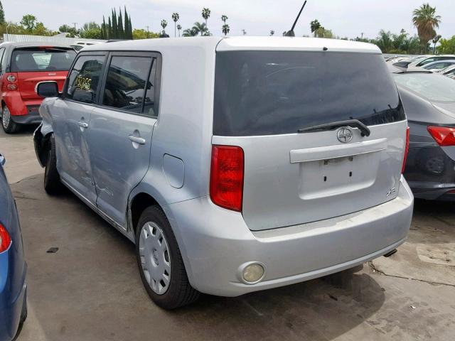 JTLKE50E091086036 - 2009 TOYOTA SCION XB 银色 照片 3