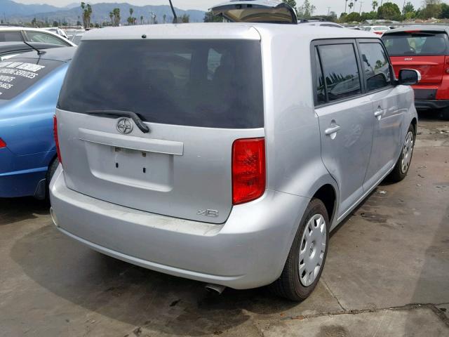 JTLKE50E091086036 - 2009 TOYOTA SCION XB 银色 照片 4