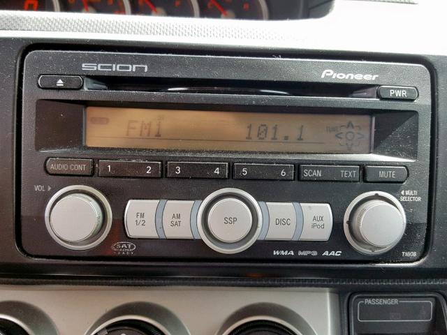 JTLKE50E091086036 - 2009 TOYOTA SCION XB 银色 照片 9