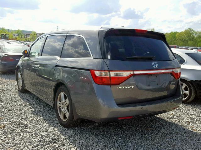 5FNRL5H98CB063111 - 2012 HONDA ODYSSEY TO GRAY photo 3