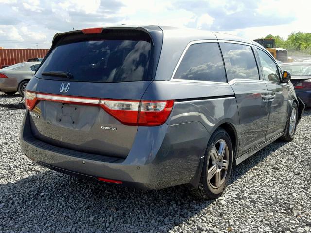 5FNRL5H98CB063111 - 2012 HONDA ODYSSEY TO GRAY photo 4