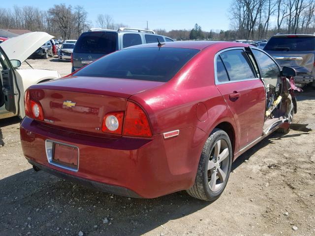 1G1ZJ57B89F161773 - 2009 CHEVROLET MALIBU 2LT MAROON photo 4