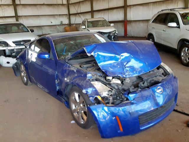 JN1AZ34D93T112553 - 2003 NISSAN 350Z COUPE BLUE photo 1