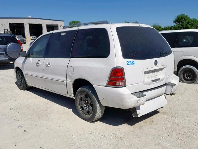 2MRDA22246BJ02057 - 2006 MERCURY MONTEREY L WHITE photo 3