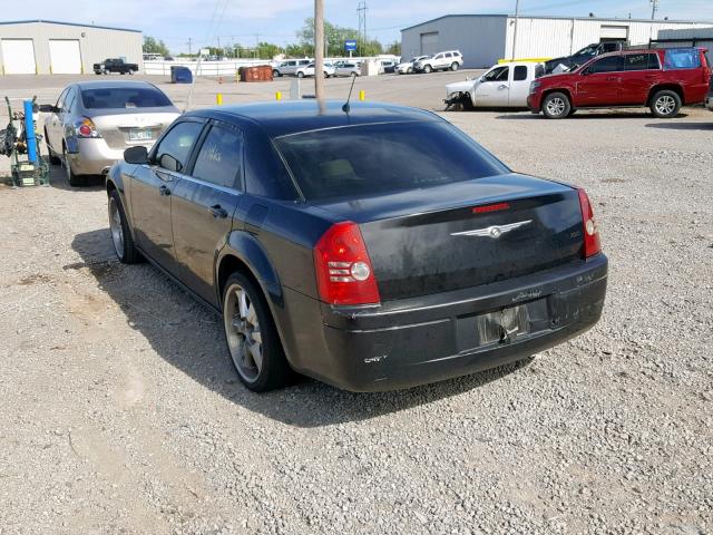 2C3KA43R08H186433 - 2008 CHRYSLER 300 LX BLACK photo 3