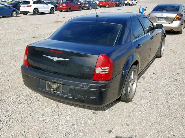 2C3KA43R08H186433 - 2008 CHRYSLER 300 LX BLACK photo 4