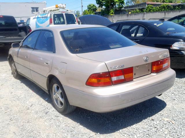 JT8BF28G3W5022637 - 1998 LEXUS ES 300 BEIGE photo 3