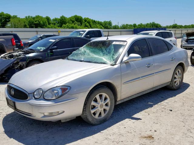 2G4WC532751243534 - 2005 BUICK LACROSSE C SILVER photo 2