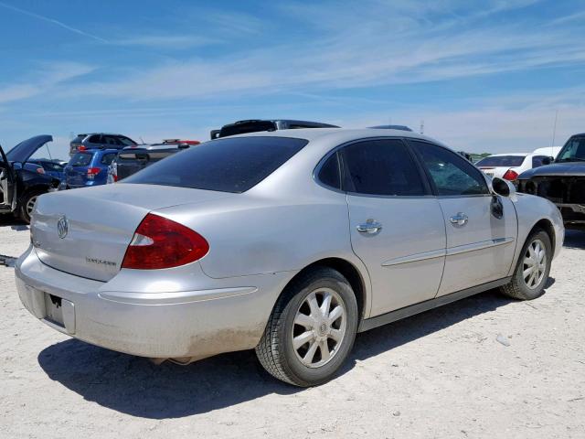 2G4WC532751243534 - 2005 BUICK LACROSSE C SILVER photo 4