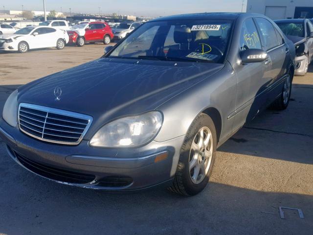 WDBNG83J66A461919 - 2006 MERCEDES-BENZ S 430 4MAT GRAY photo 2