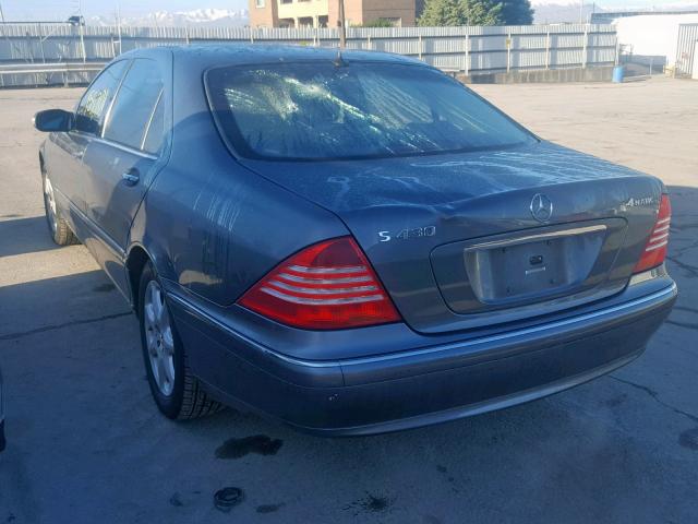 WDBNG83J66A461919 - 2006 MERCEDES-BENZ S 430 4MAT GRAY photo 3