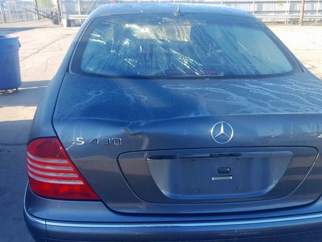 WDBNG83J66A461919 - 2006 MERCEDES-BENZ S 430 4MAT GRAY photo 9