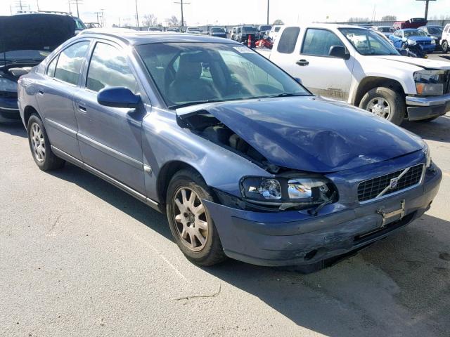 YV1RS61R212083447 - 2001 VOLVO S60 BLUE photo 1