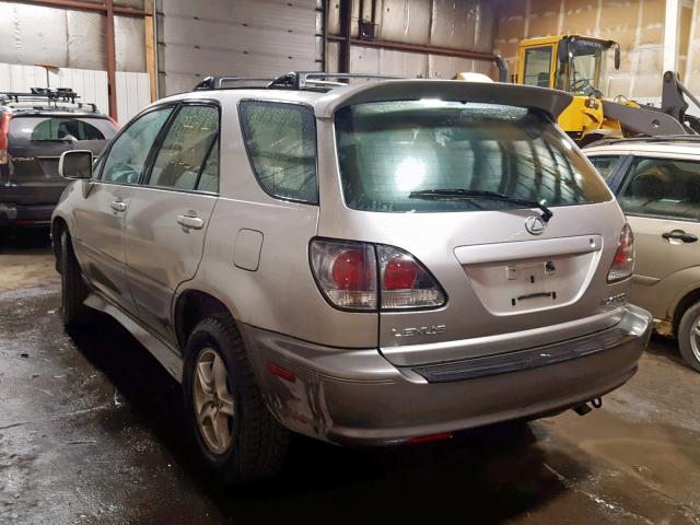 JTJHF10U610168993 - 2001 LEXUS RX 300 SILVER photo 3