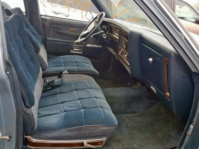 1G3BY69Y9F9009913 - 1985 OLDSMOBILE DELTA 88 R BLUE photo 5