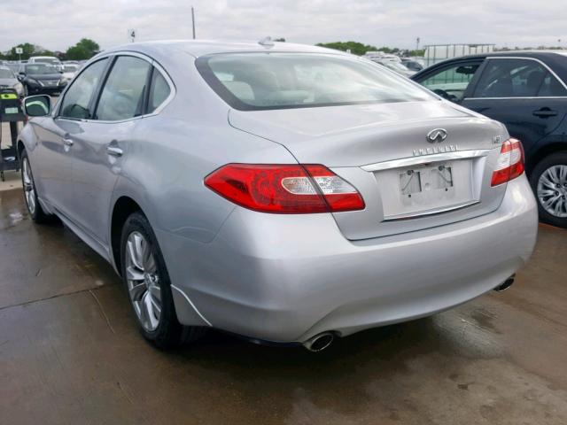 JN1BY1AP2CM331925 - 2012 INFINITI M37 SILVER photo 3