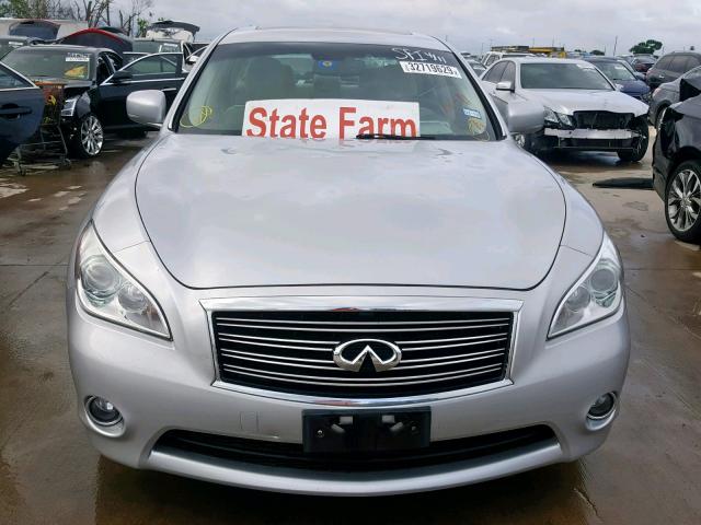 JN1BY1AP2CM331925 - 2012 INFINITI M37 SILVER photo 9