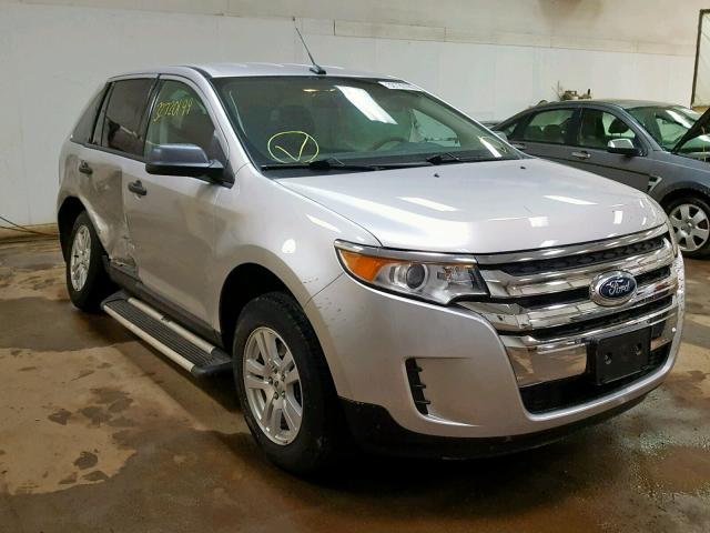 2FMDK3GC4DBA57802 - 2013 FORD EDGE SE SILVER photo 1