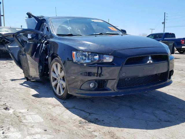 JA32U8FW2DU018553 - 2013 MITSUBISHI LANCER GT BLACK photo 1