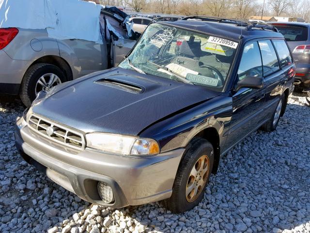 4S3BG6855X7627351 - 1999 SUBARU LEGACY OUT BLUE photo 2