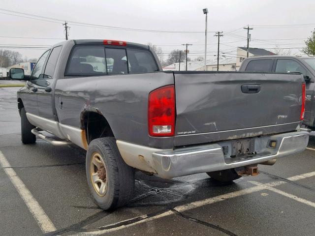 3D7KU28C74G119047 - 2004 DODGE RAM 2500 S GRAY photo 3