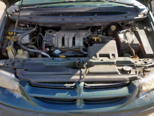 2B4GP45R9WR806875 - 1998 DODGE CARAVAN SE GREEN photo 7