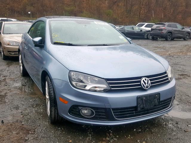 WVWBW7AH7CV010617 - 2012 VOLKSWAGEN EOS KOMFOR BLUE photo 1