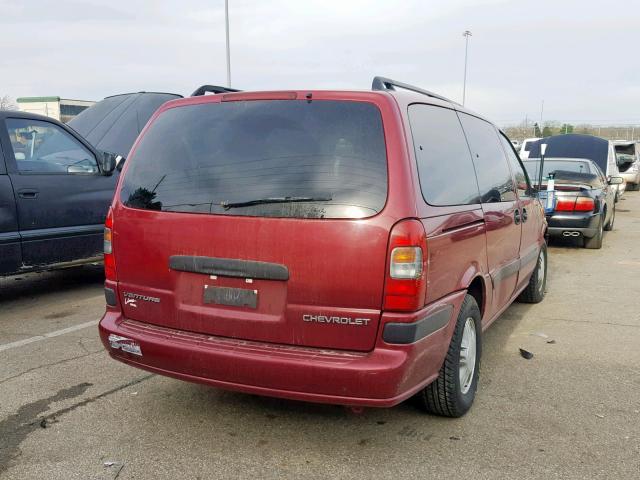 1GNDX03EX4D105168 - 2004 CHEVROLET VENTURE RED photo 4