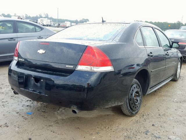 2G1WA5E30E1188837 - 2014 CHEVROLET IMPALA LIM BLACK photo 4